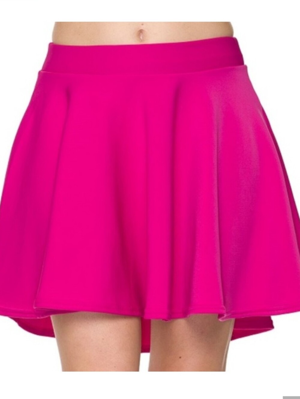 Kathy Scuba Skater Circle Skirt, Size M